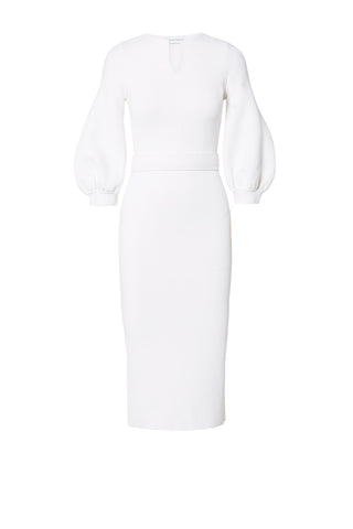 CREPE KNIT COCOON SLV DRESS