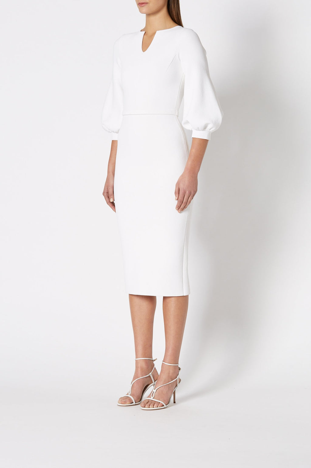 CREPE KNIT COCOON SLV DRESS