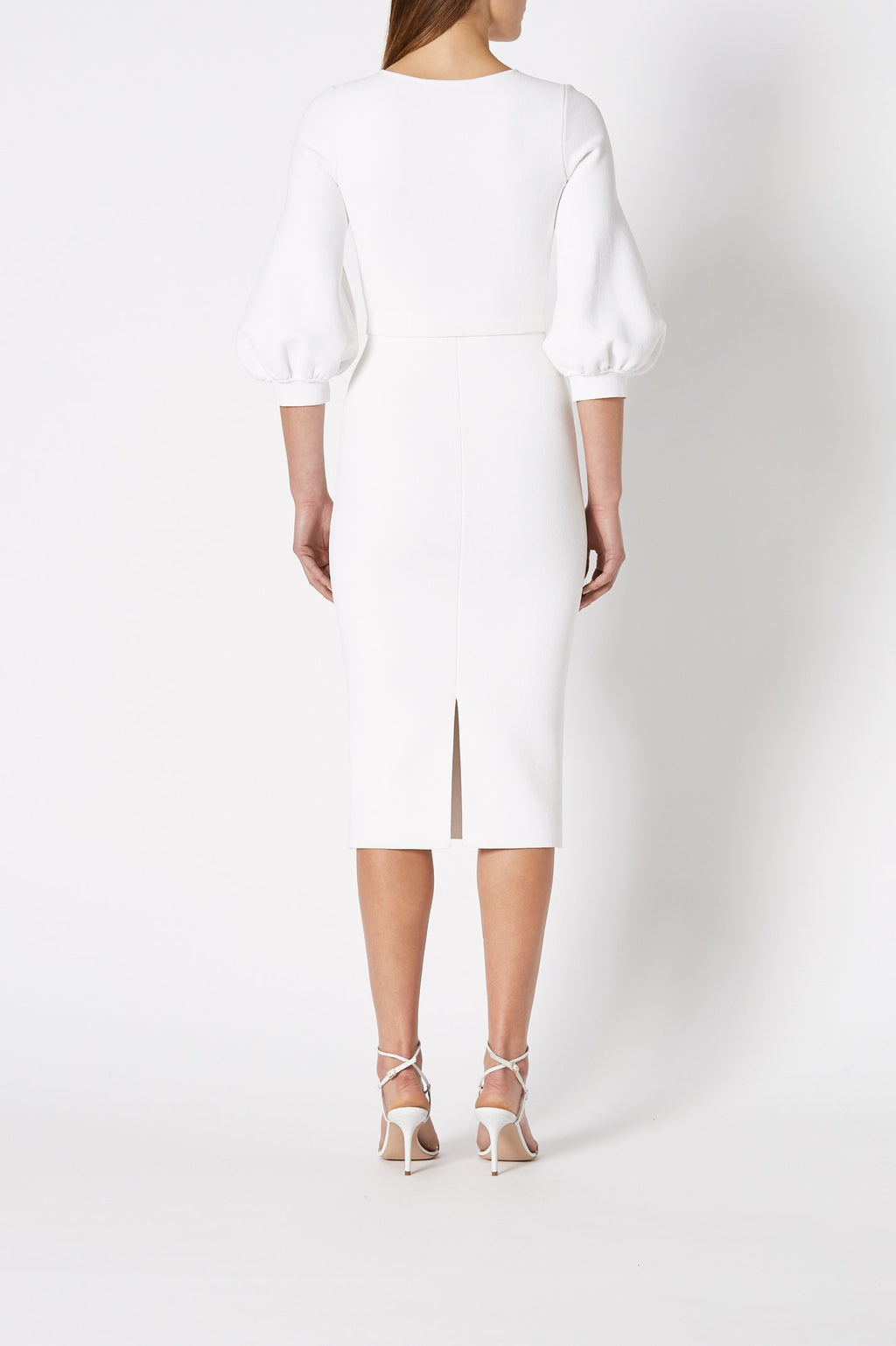CREPE KNIT COCOON SLV DRESS