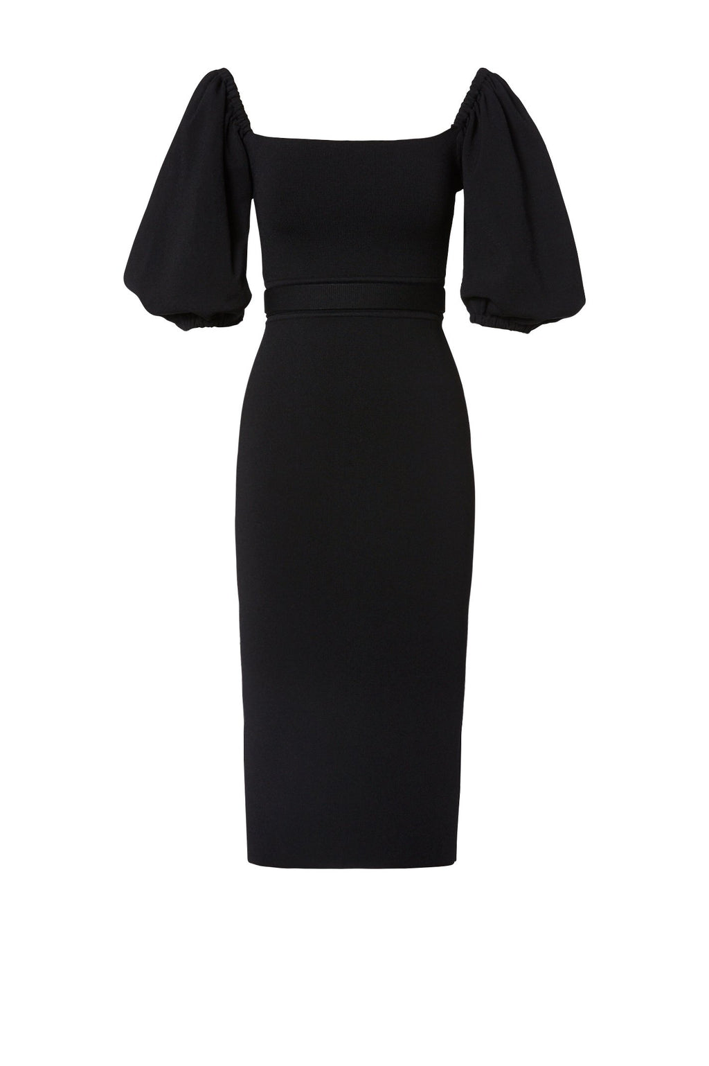 CREPE KNIT COUPE SLV DRESS