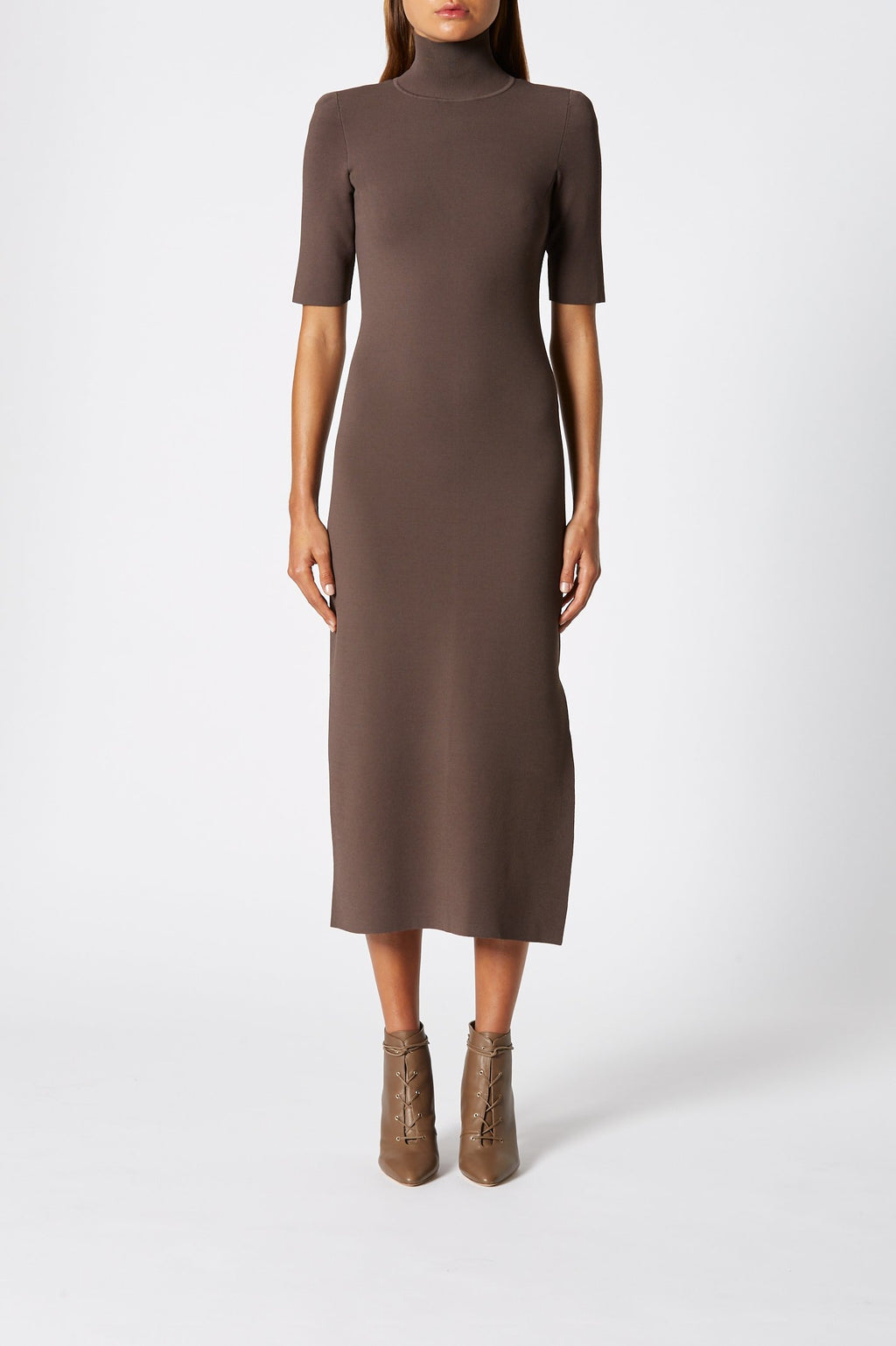 MICRO CREPE SSLEEVE DRESS 18