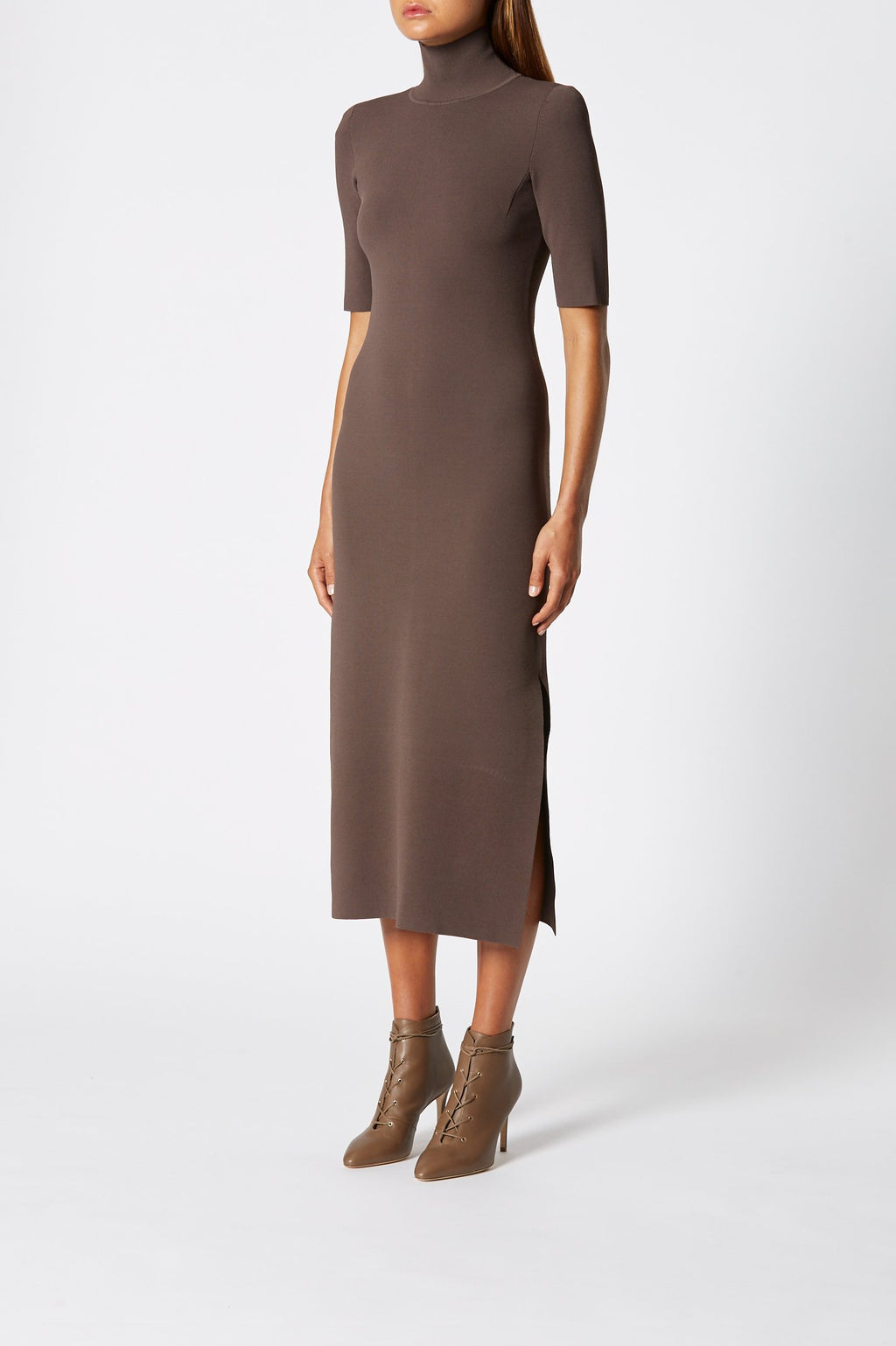 MICRO CREPE SSLEEVE DRESS 18