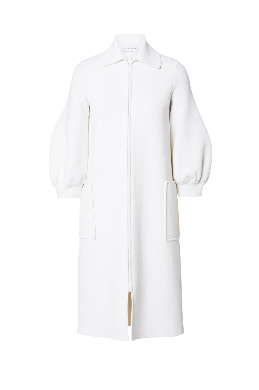 CREPE KNIT COCOON SLV COAT