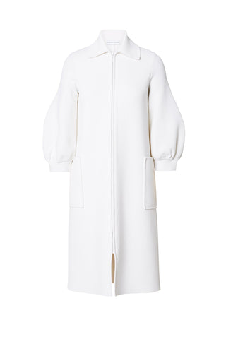 CREPE KNIT COCOON SLV COAT