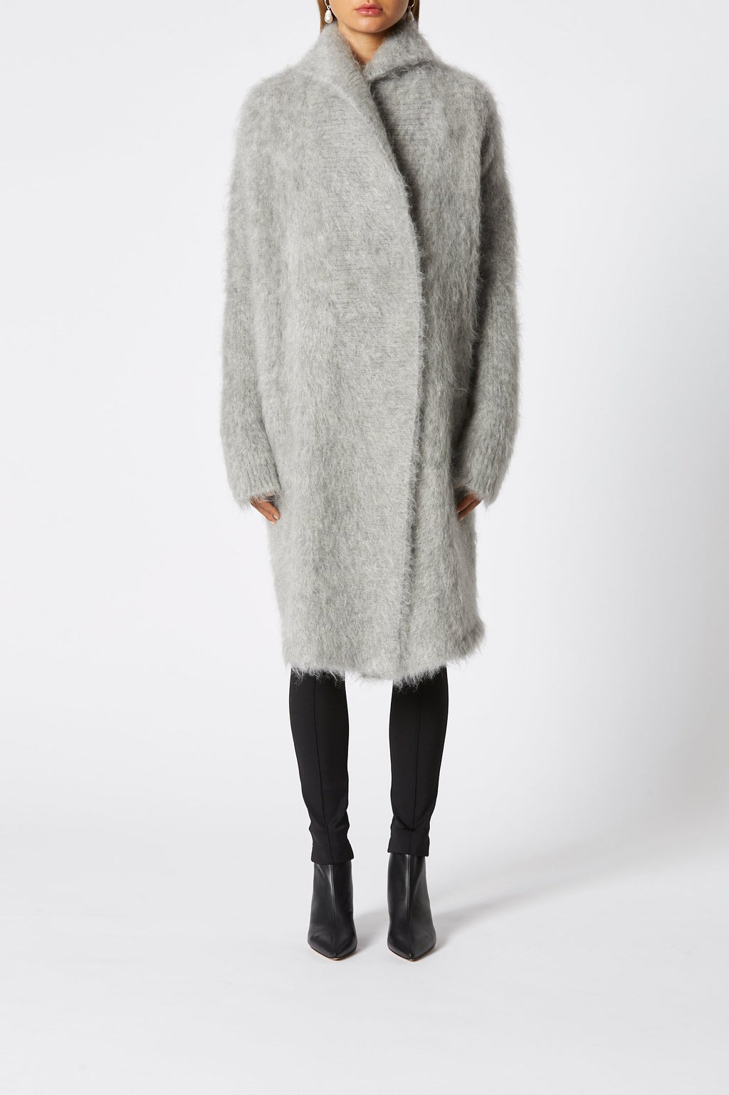 BRUSHED MOHAIR CARDIGAN 3