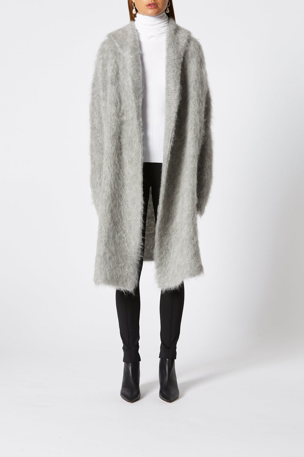 BRUSHED MOHAIR CARDIGAN 3