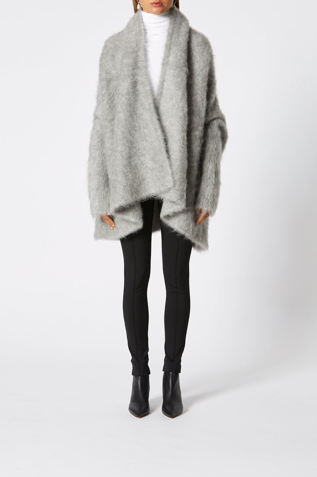 BRUSHED MOHAIR CARDIGAN 3