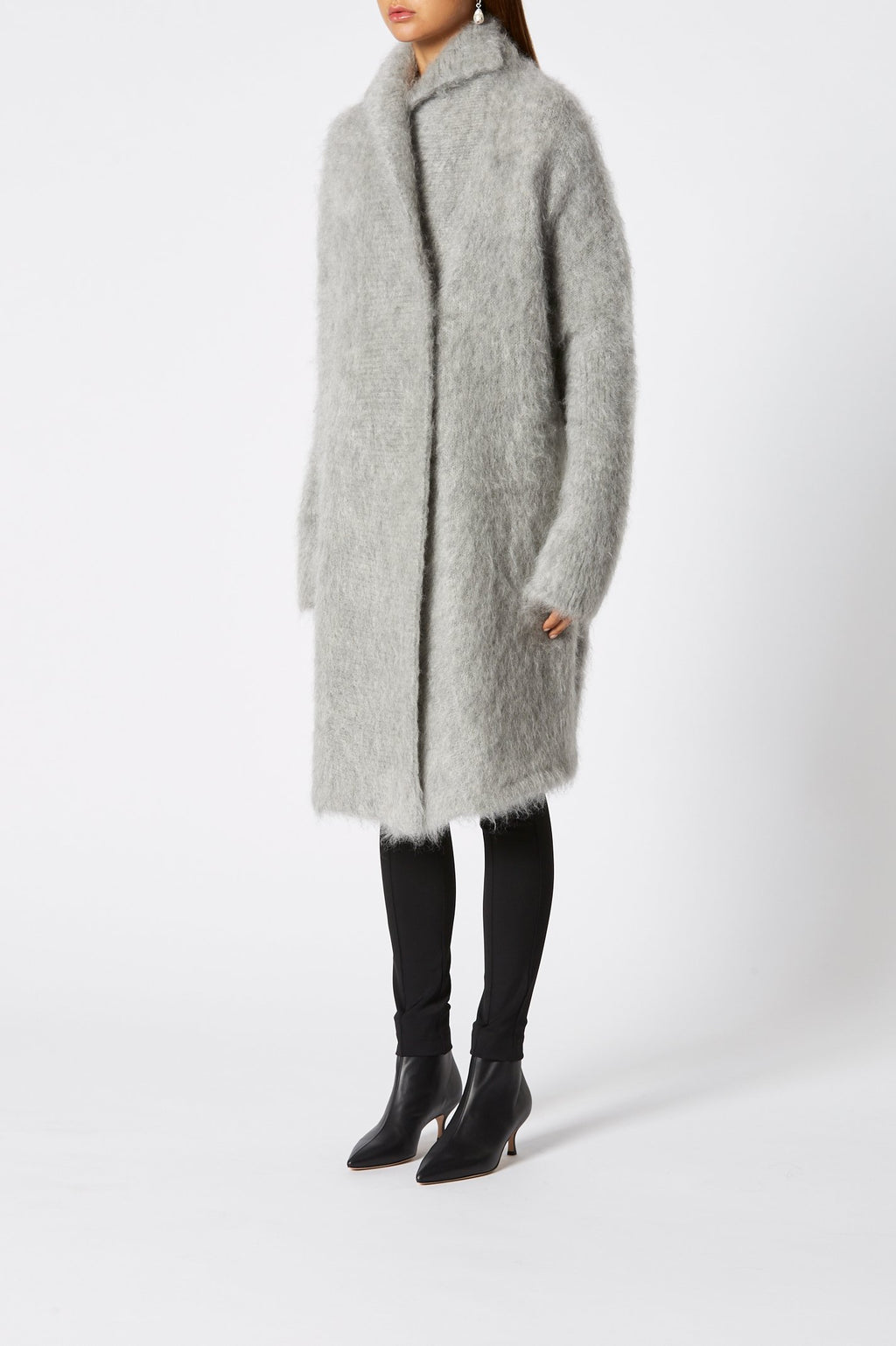 BRUSHED MOHAIR CARDIGAN 3