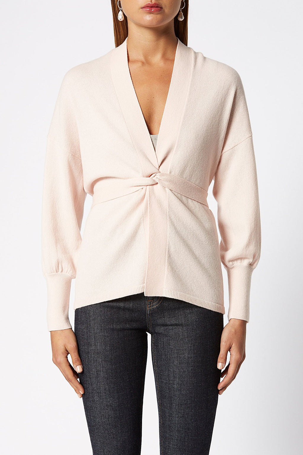 CASHMERE TURBAN TWIST TOP 12