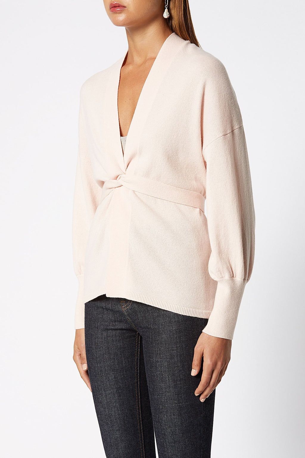 CASHMERE TURBAN TWIST TOP 12