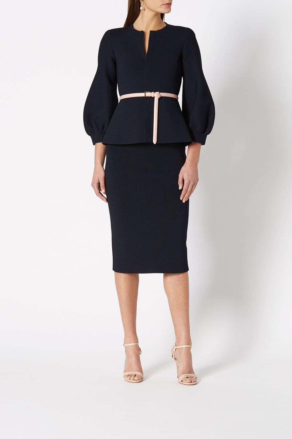 CREPE KNIT COCOON SLV JACKET