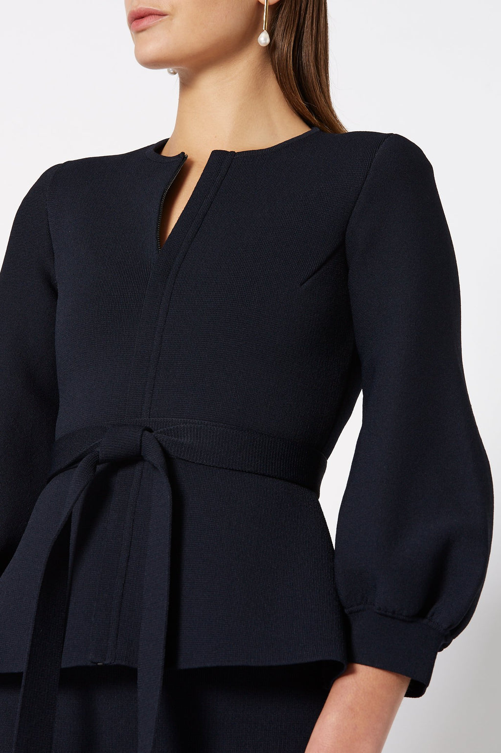 CREPE KNIT COCOON SLV JACKET