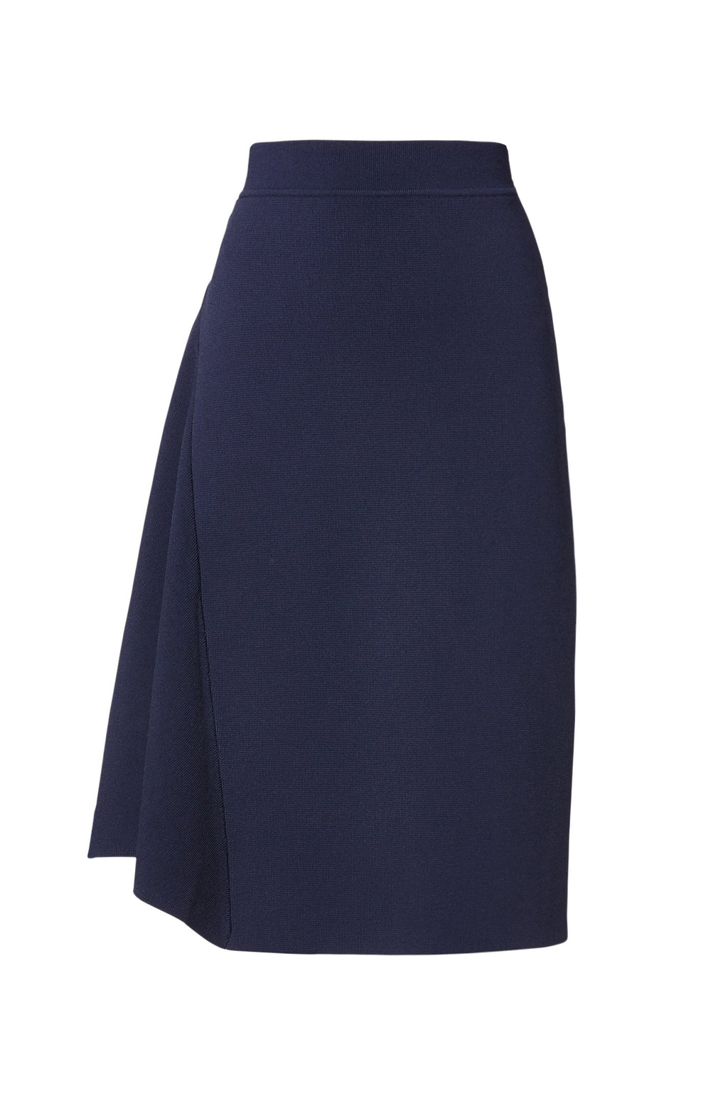 CREPE KNIT PANEL SKIRT