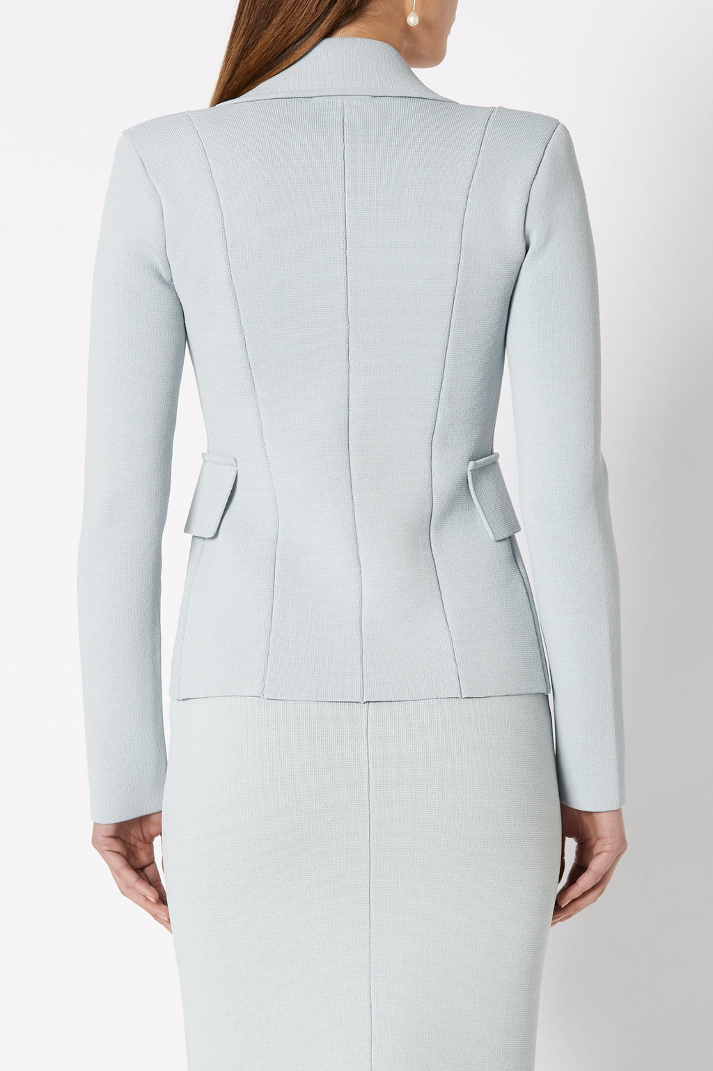 CREPE KNIT TAILORED JACKET