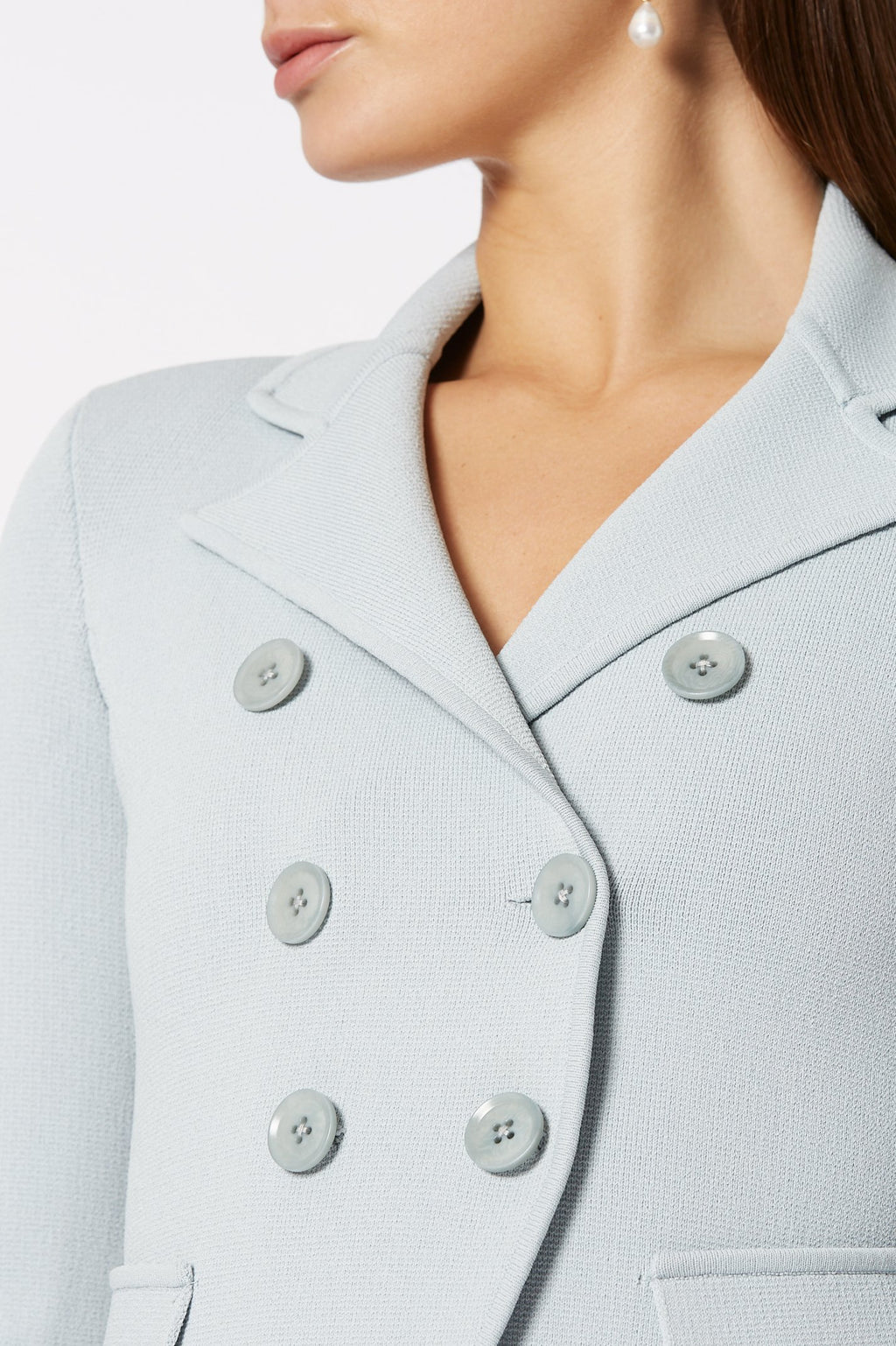 CREPE KNIT TAILORED JACKET