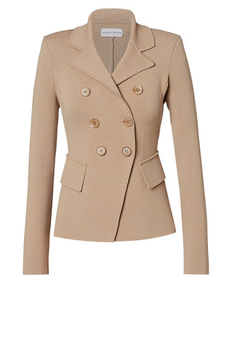 CREPE KNIT TAILORED JACKET