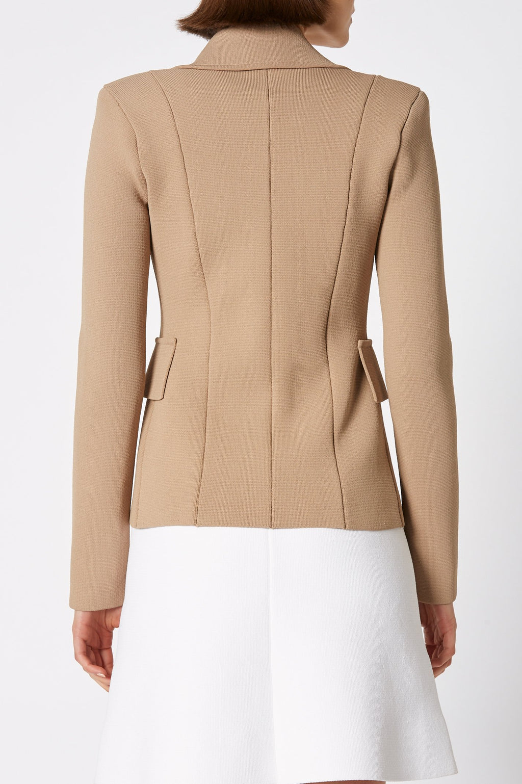 CREPE KNIT TAILORED JACKET