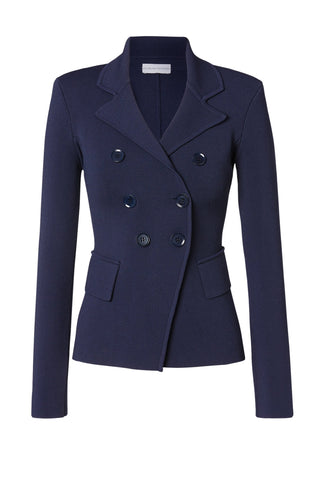 CREPE KNIT TAILORED JACKET