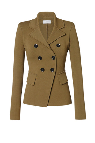 CREPE KNIT TAILORED JACKET