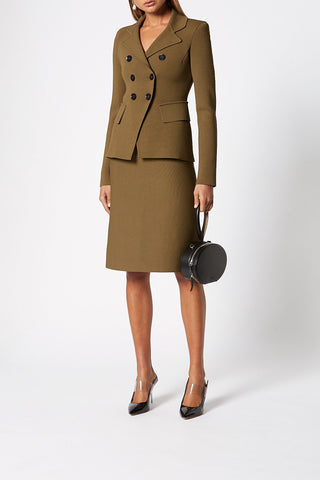 CREPE KNIT TAILORED JACKET