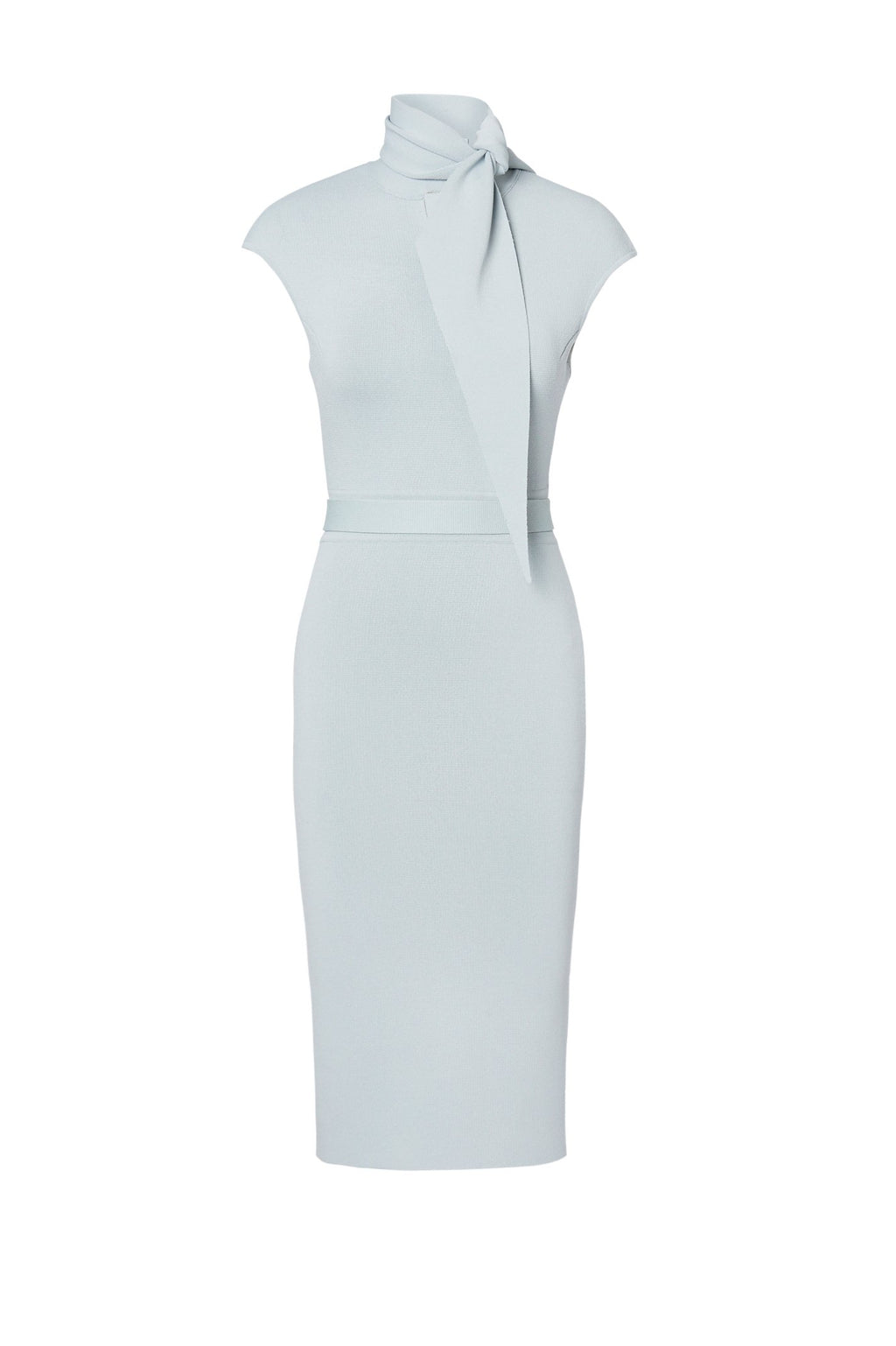 CREPE KNIT CRAVAT DRESS