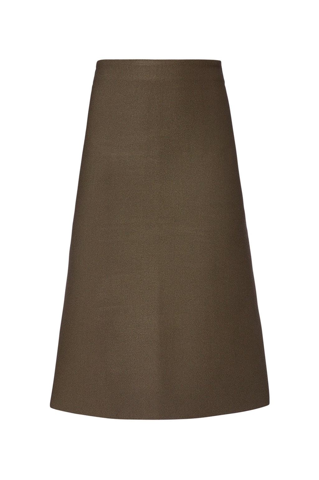 CREPE KNIT A-LINE SKIRT