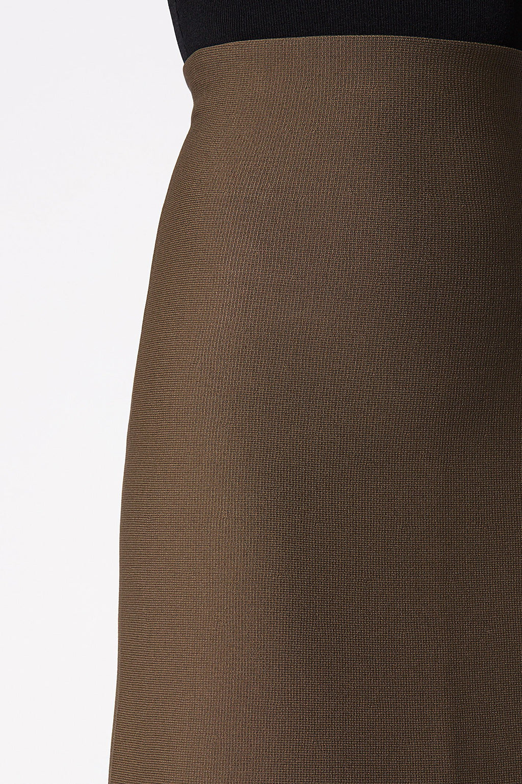 CREPE KNIT A-LINE SKIRT