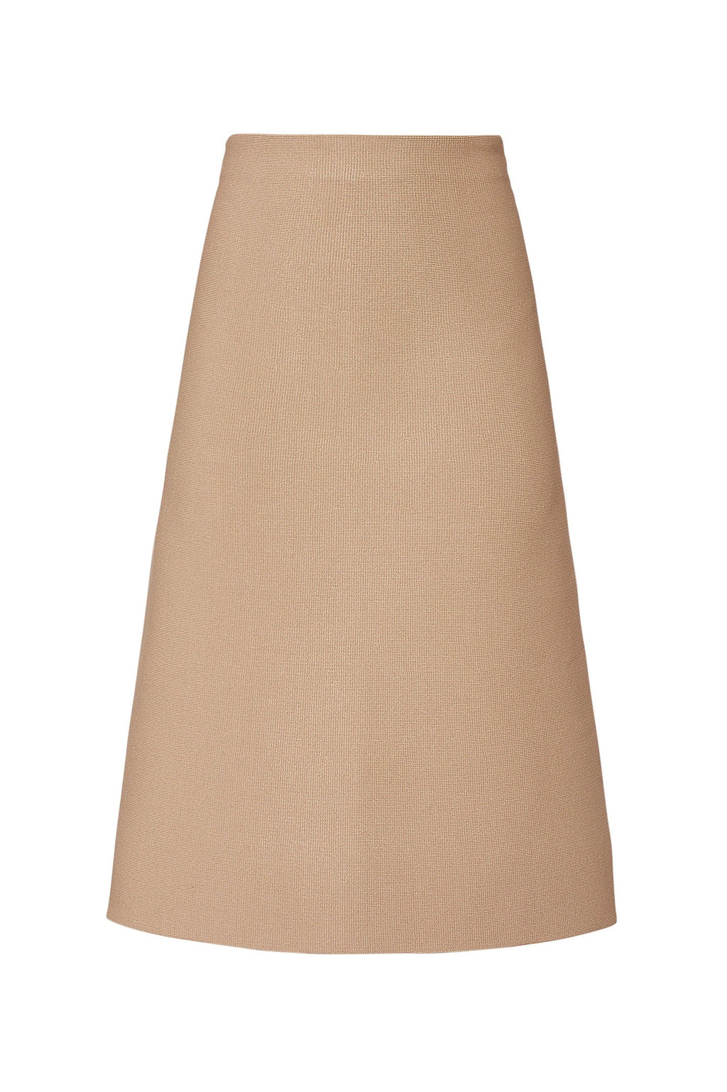 CREPE KNIT A-LINE SKIRT