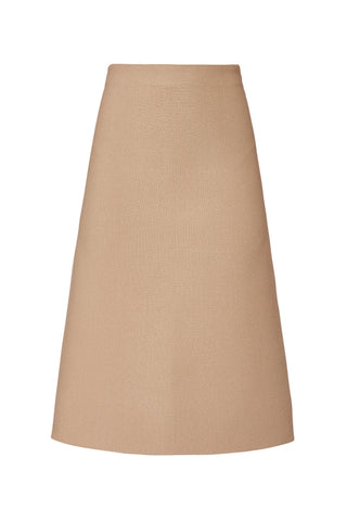 CREPE KNIT A-LINE SKIRT
