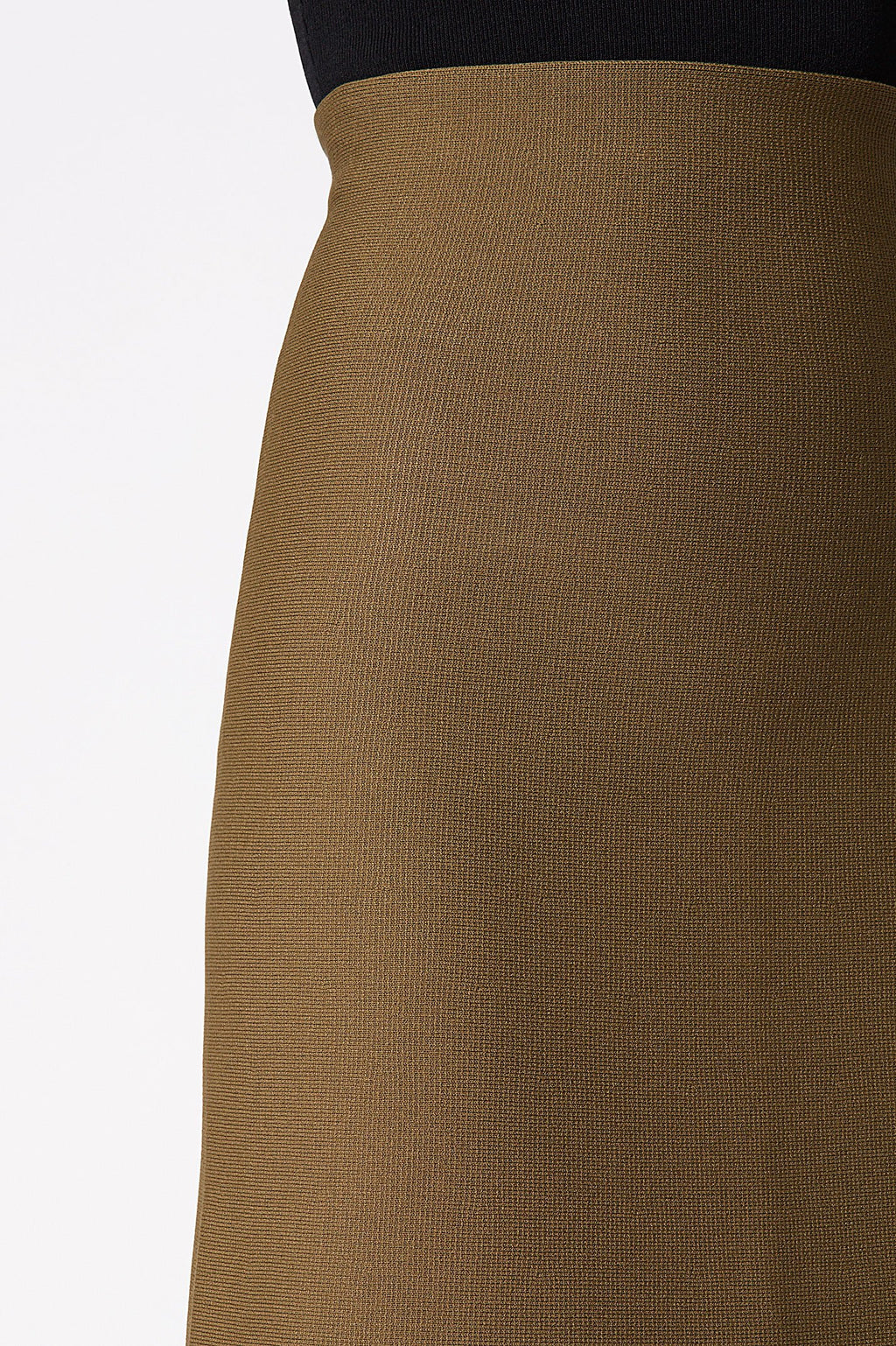 CREPE KNIT A-LINE SKIRT