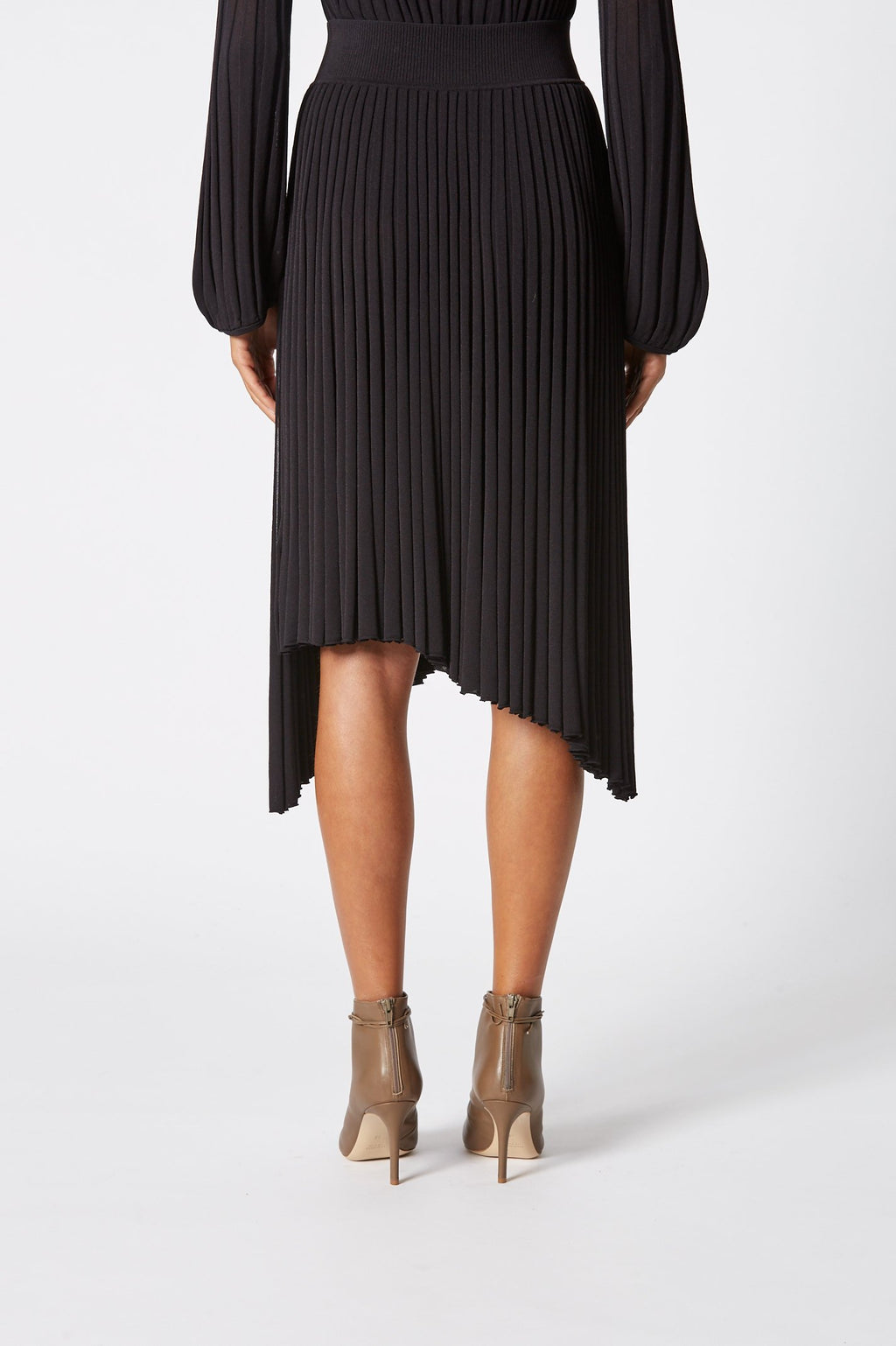 PLEATED RIB DBL WRAP SKIRT 16