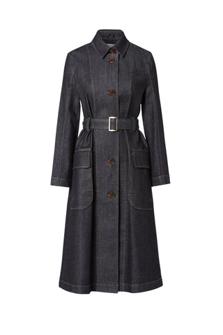 DENIM TRENCH