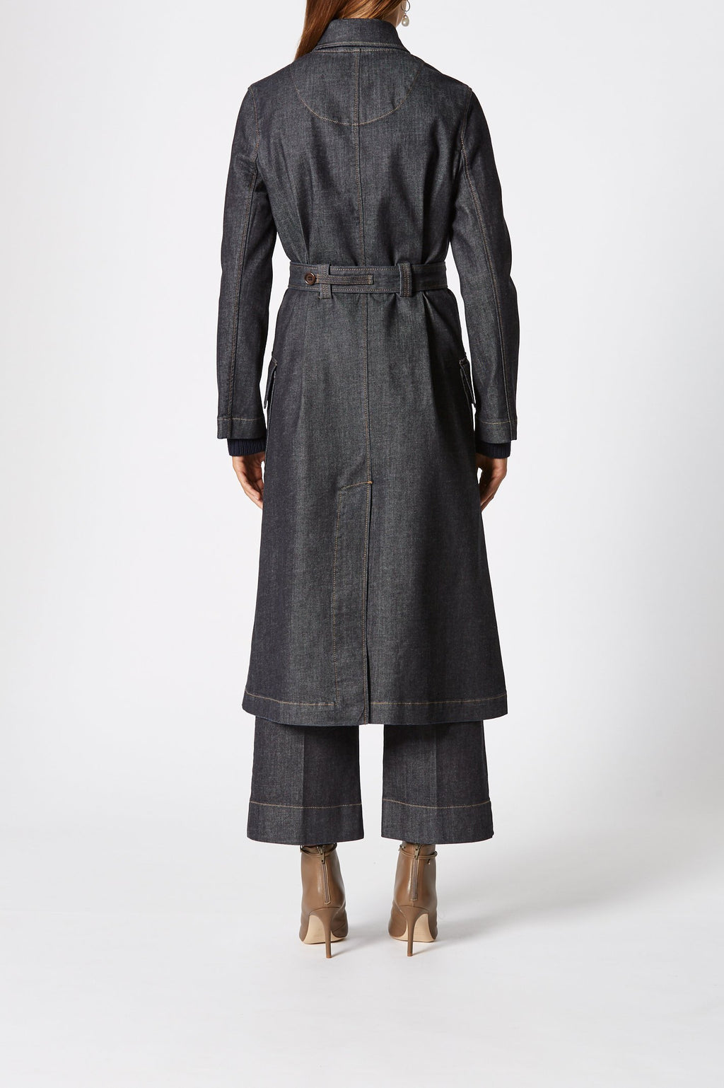 DENIM TRENCH