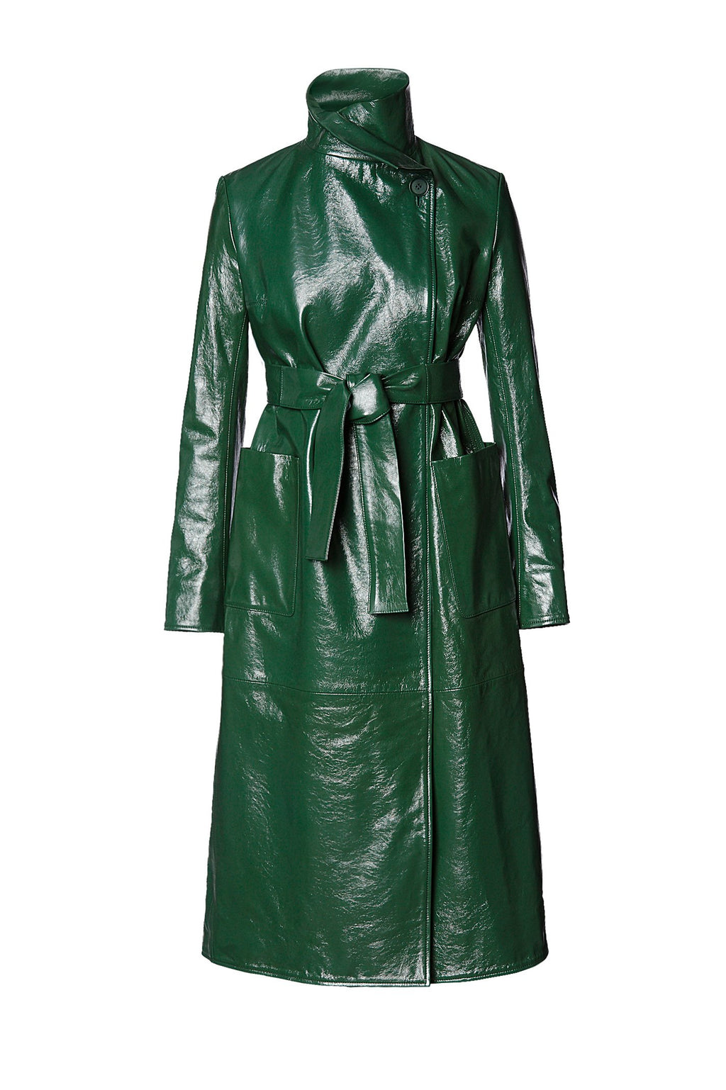 LEATHER LONG COAT