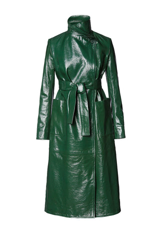 LEATHER LONG COAT