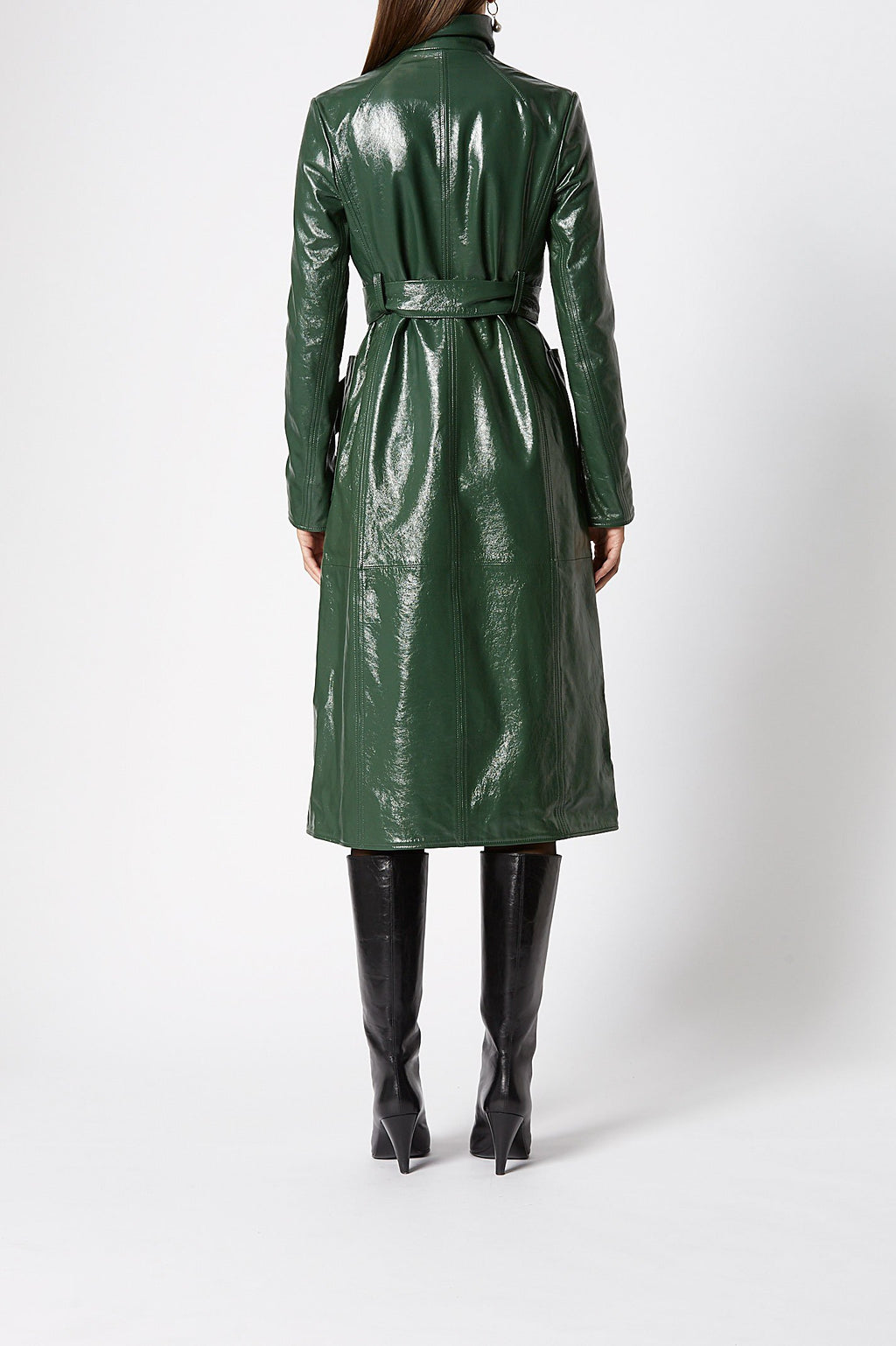 LEATHER LONG COAT