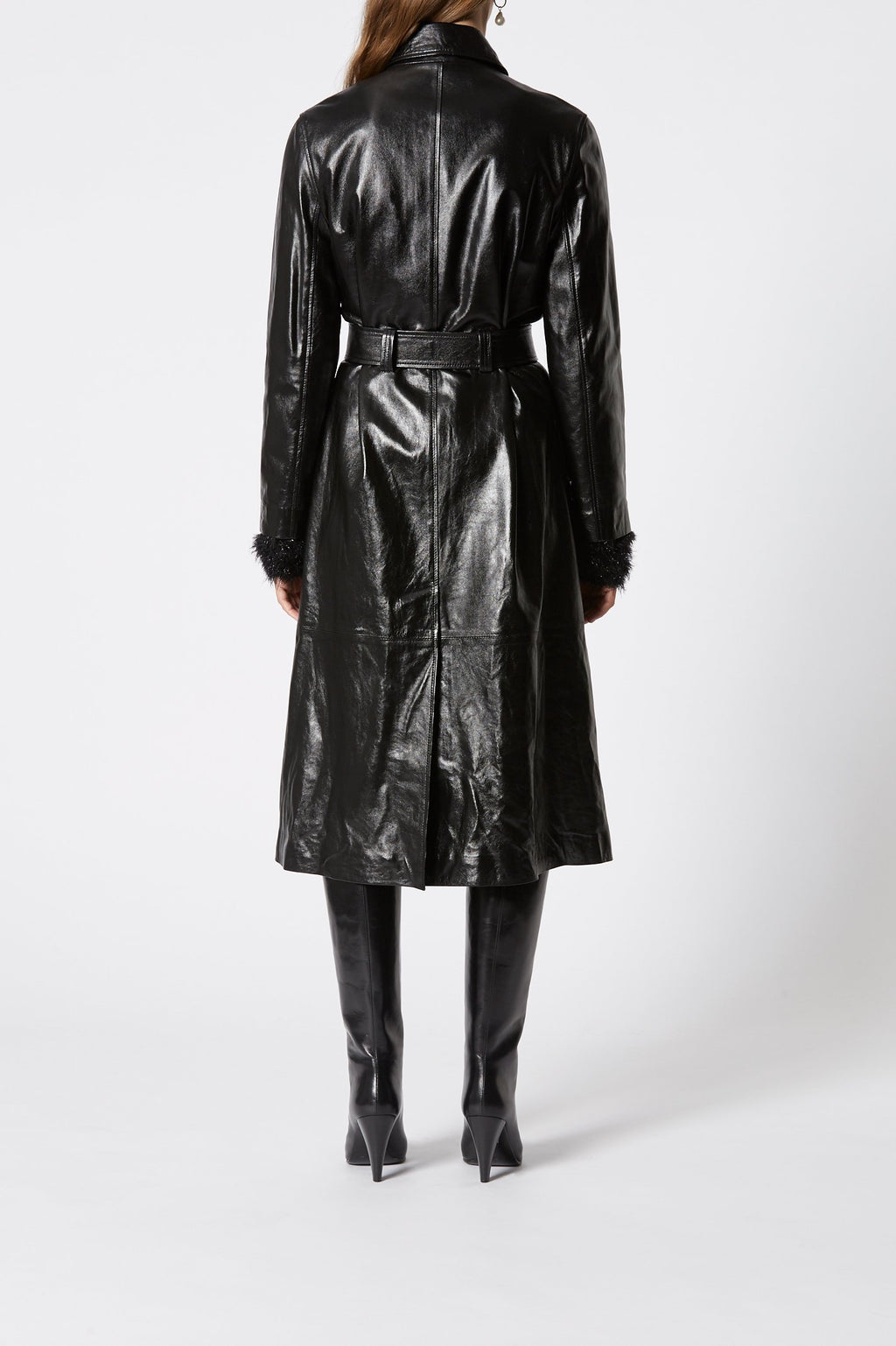 LEATHER TRENCH