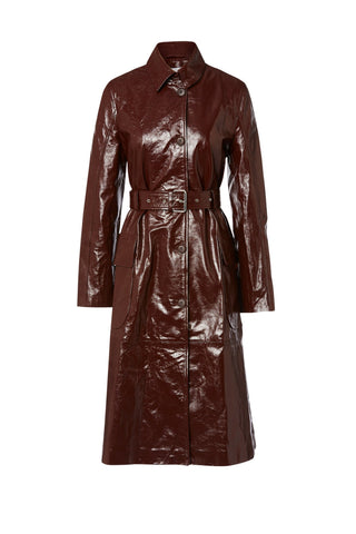 LEATHER TRENCH