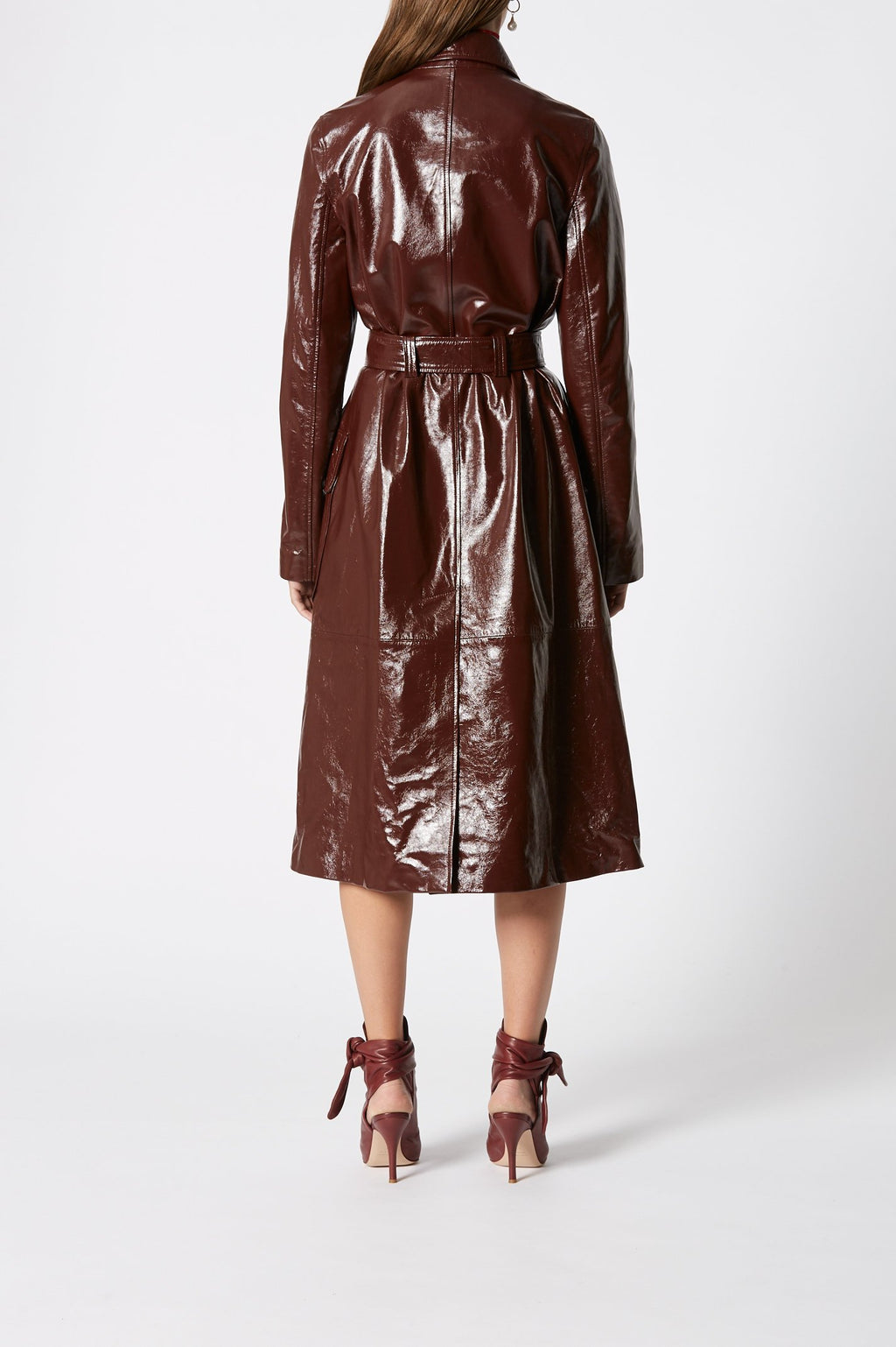 LEATHER TRENCH