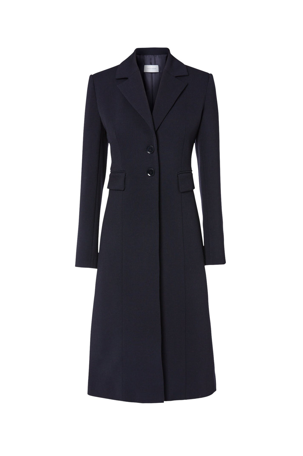 TWILL WOOL DRESS COAT