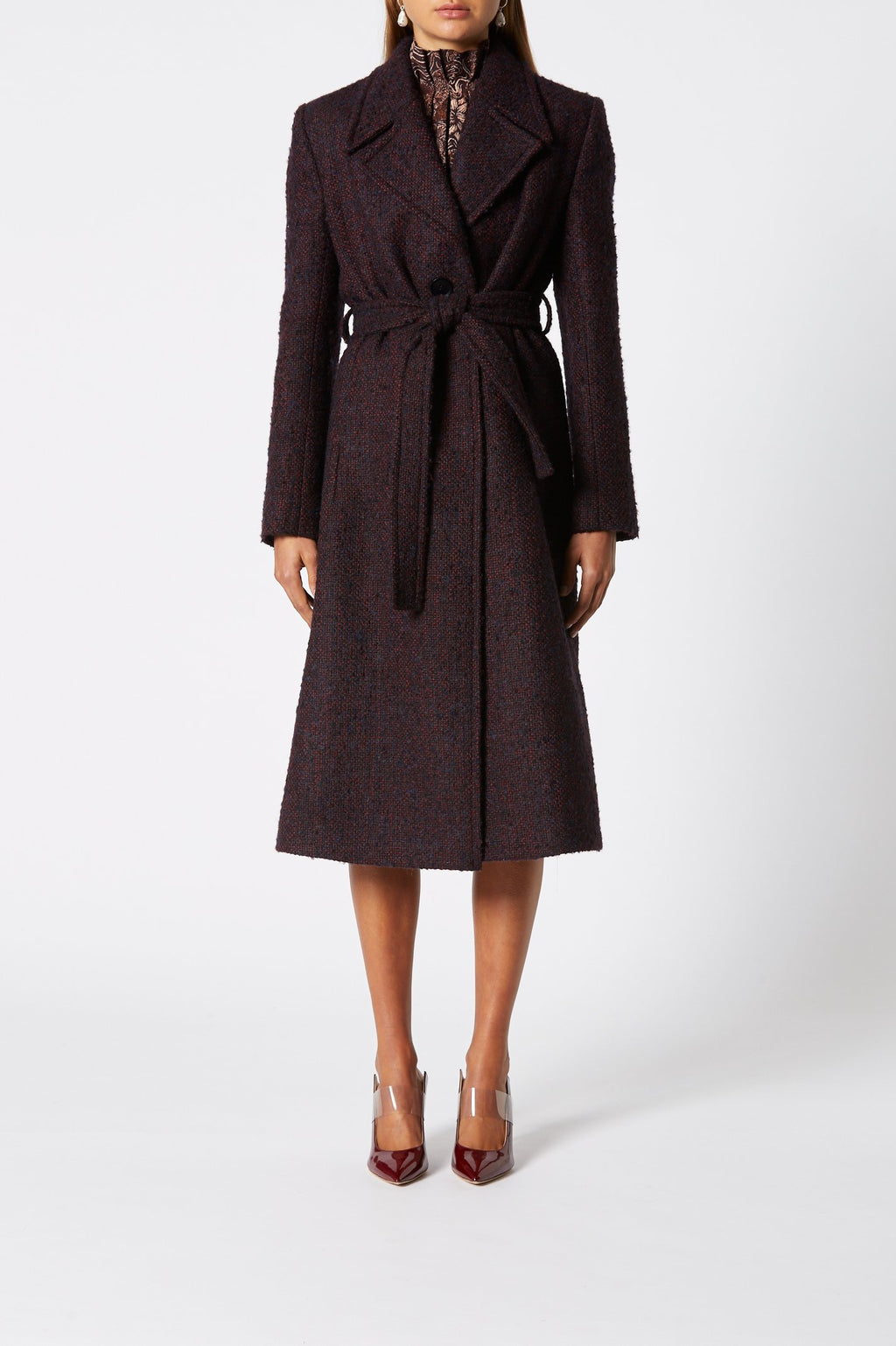 TWEED BOUCLE COAT
