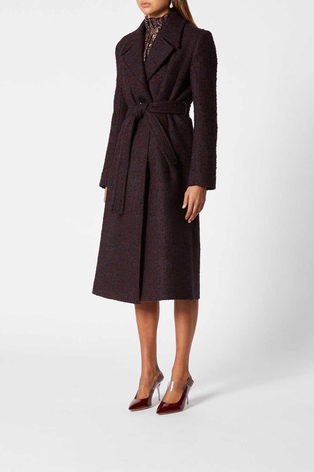 TWEED BOUCLE COAT