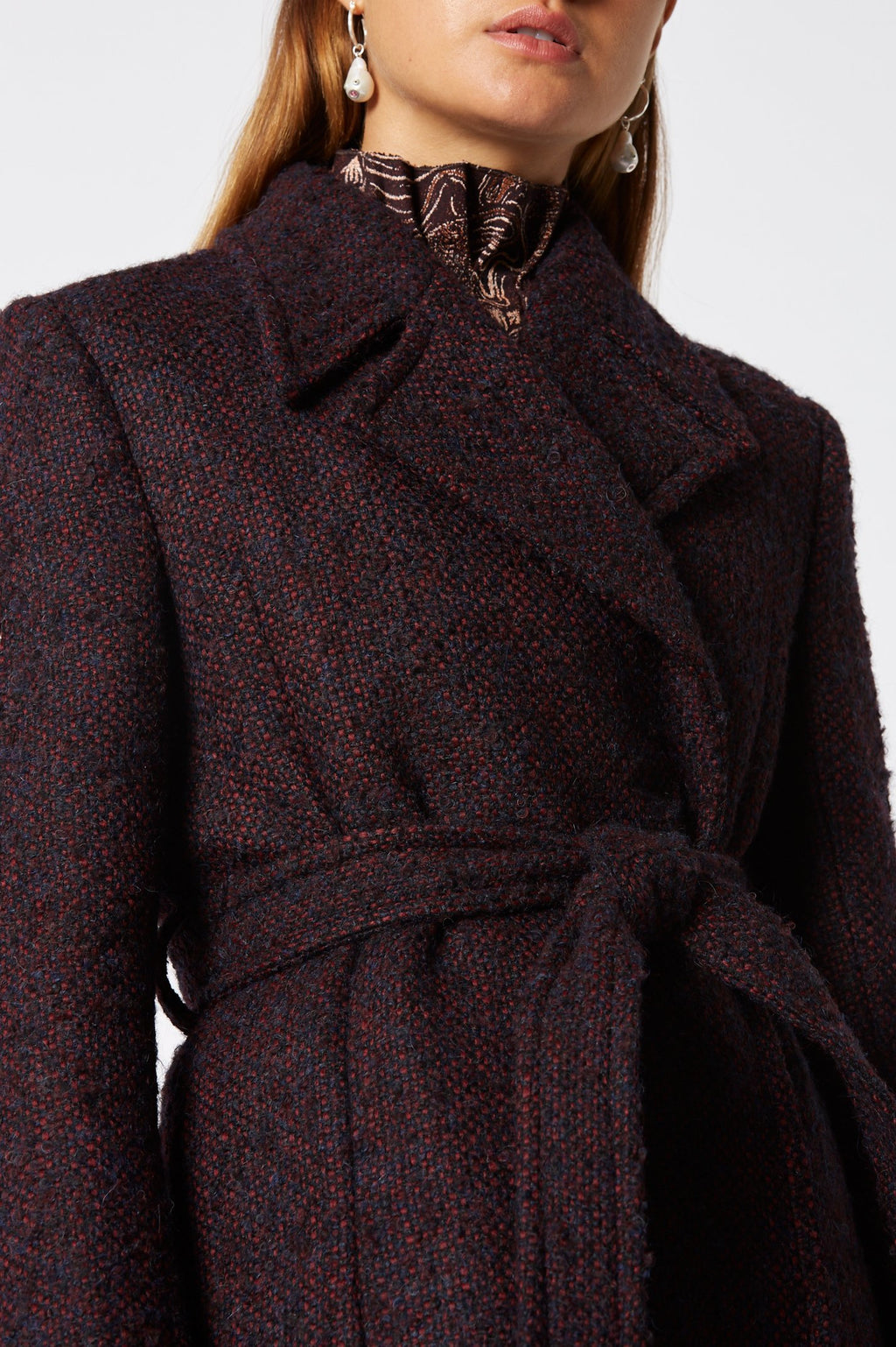 TWEED BOUCLE COAT